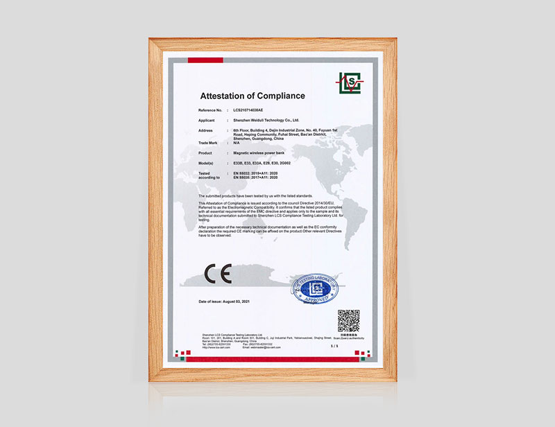 CE certificate